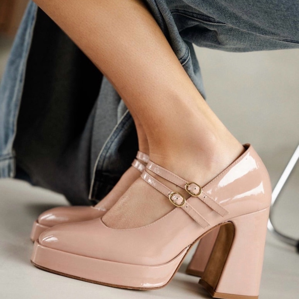 Chic Nude Platform Heels